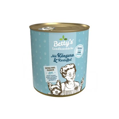 Betty’s Landhausküche Känguru & Kartoffel – Sensitives Hundefutter