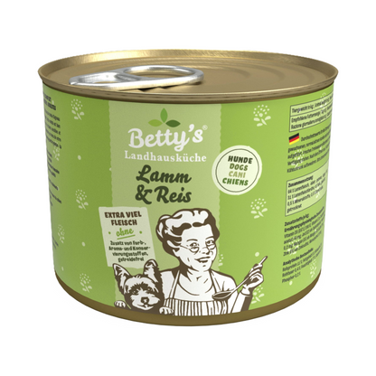 Betty’s Landhausküche Lamm & Reis – Natürliches Hundefutter