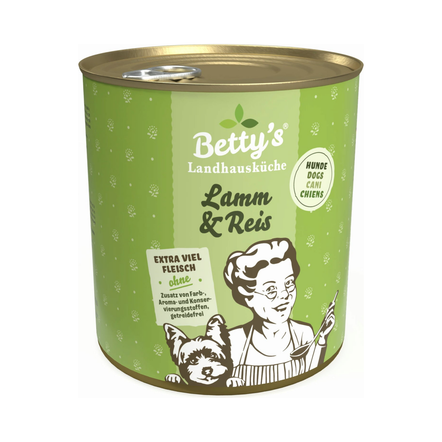 Betty’s Landhausküche Lamm & Reis – Natürliches Hundefutter