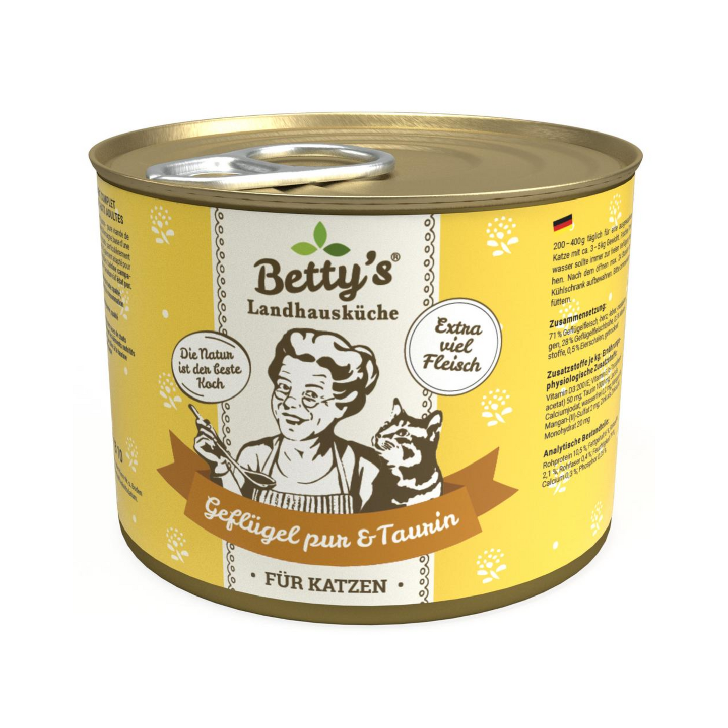 Betty's Landhausküche – Geflügel pur: Natürlicher Genuss für empfindliche Stubentiger