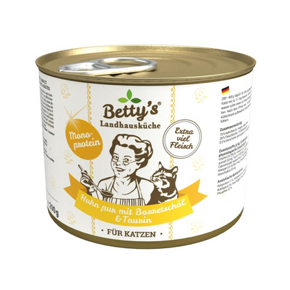 Betty's Landhausküche – Huhn pur & Borretschöl: Monoprotein-Menü für sensible Feinschmecker