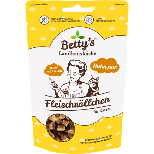 Betty’s LHK Cat - Fleischröllchen Huhn pur