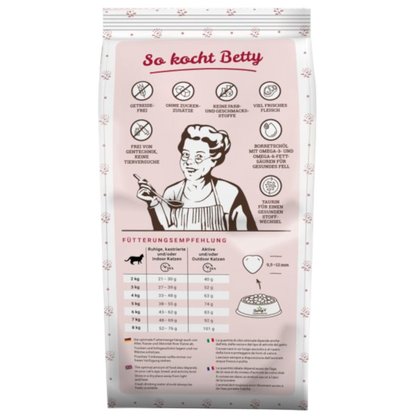 Betty’s Landhausküche Katze Adult – Rind pur  Reines Rind. Ehrlicher Genuss. Natürliche Premium-Qualität.