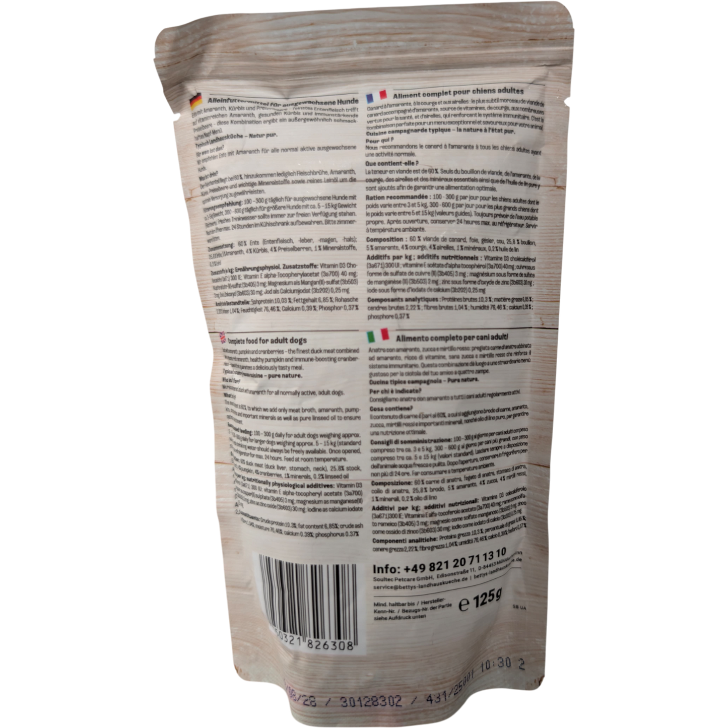 Betty´s LHK - Frischebeutel mit Ente & Amaranth