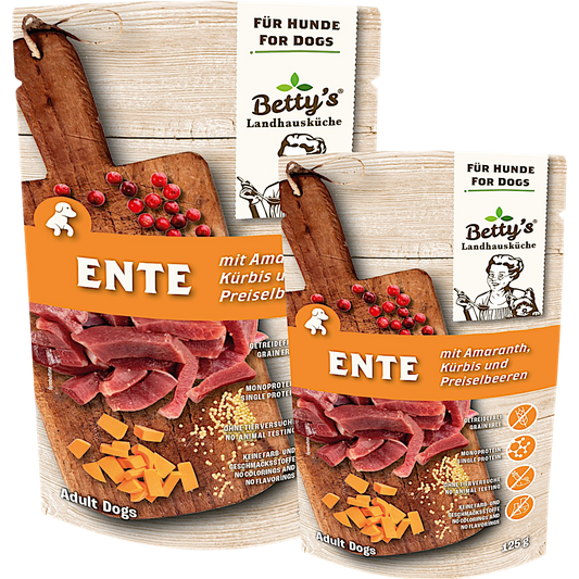 Betty´s LHK - Frischebeutel mit Ente & Amaranth