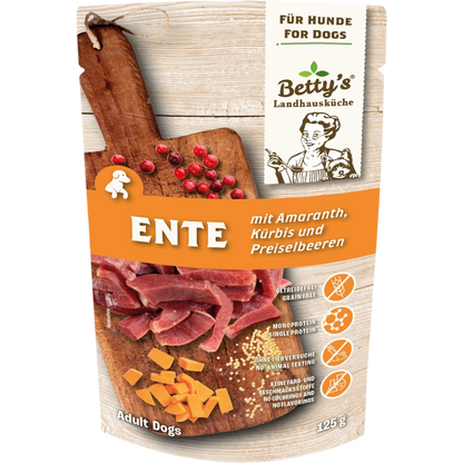 Betty´s LHK - Frischebeutel mit Ente & Amaranth