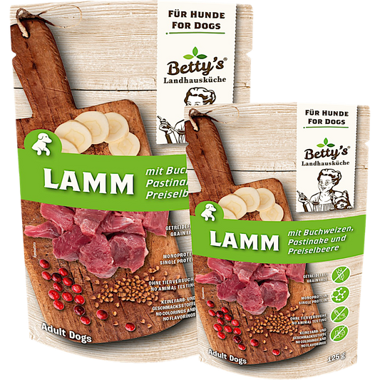 Betty´s LHK - Frischebeutel mit Lamm & Buchweizen