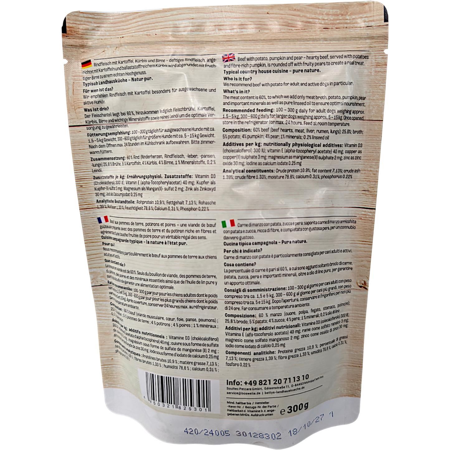 Betty´s LHK - Frischebeutel mit Rind & Kartoffel