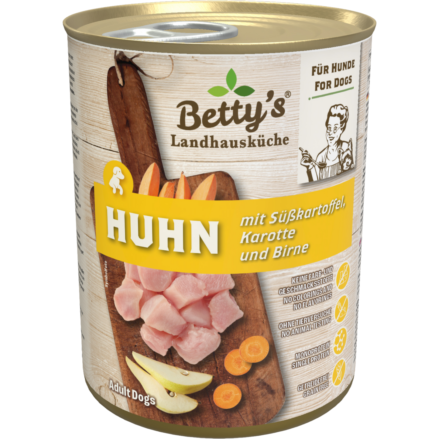 Betty’s LHK Dog – Huhn mit Süßkartoffel, Karotte & Birne