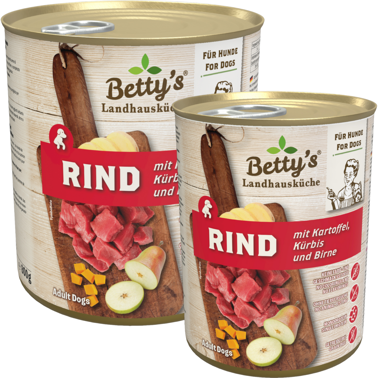Betty’s LHK Dog - Rind mit Kartoffel, Kürbis & Birne