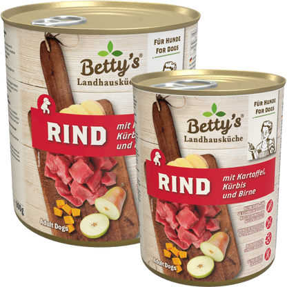 Betty’s LHK Dog - Rind mit Kartoffel, Kürbis & Birne