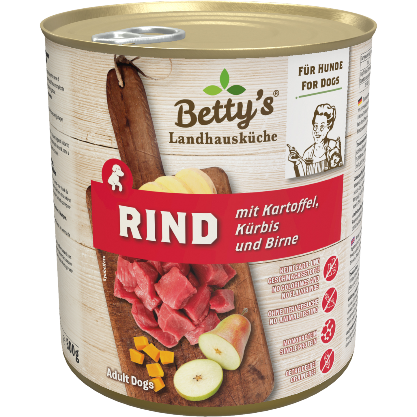 Betty’s LHK Dog - Rind mit Kartoffel, Kürbis & Birne