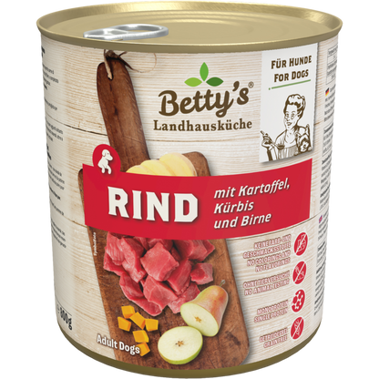 Betty’s LHK Dog - Rind mit Kartoffel, Kürbis & Birne