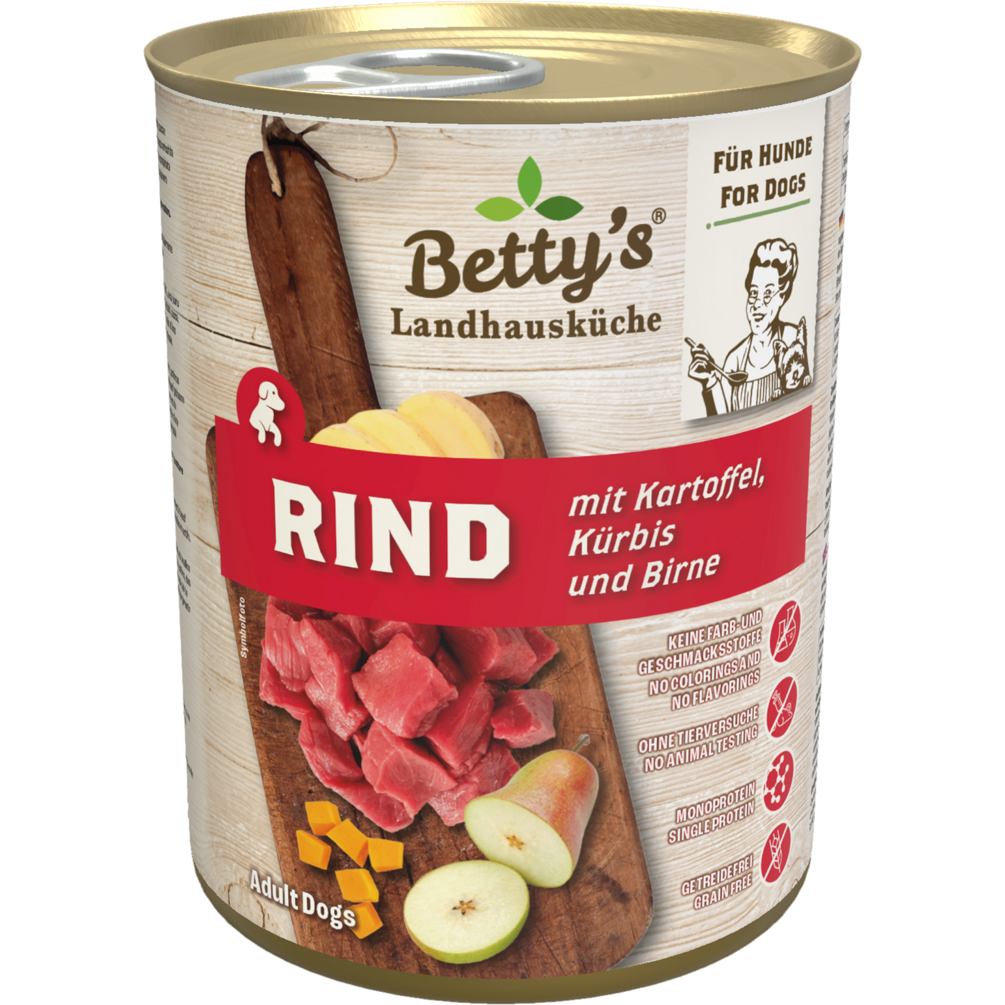 Betty’s LHK Dog - Rind mit Kartoffel, Kürbis & Birne