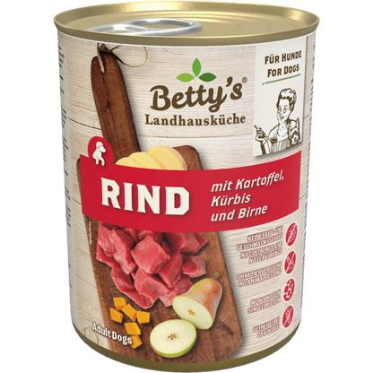 Betty’s LHK Dog - Rind mit Kartoffel, Kürbis & Birne