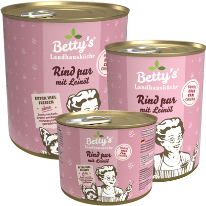 Betty’s LHK Dog - Rind pur mit Leinöl