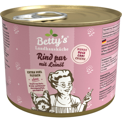Betty’s LHK Dog - Rind pur mit Leinöl
