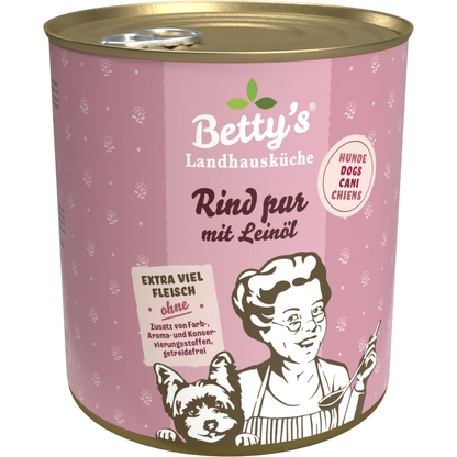 Betty’s LHK Dog - Rind pur mit Leinöl