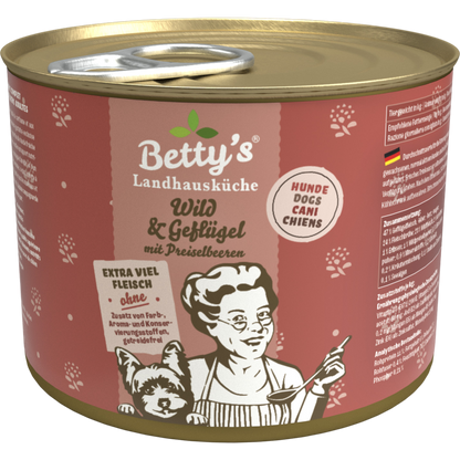 Betty's LHK - Wild & Geflügel mit Preiselbeeren