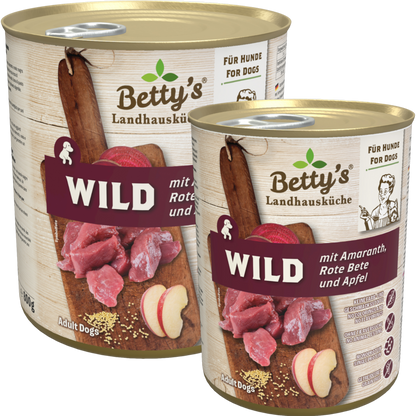 Betty’s LHK Dog - Wild mit Amaranth, Rote Bete & Apfel