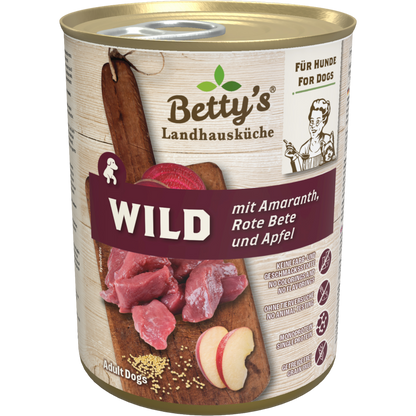 Betty’s LHK Dog - Wild mit Amaranth, Rote Bete & Apfel