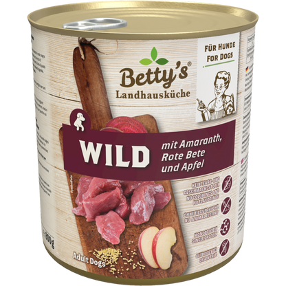 Betty’s LHK Dog - Wild mit Amaranth, Rote Bete & Apfel