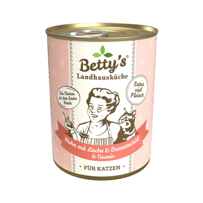 Betty’s Landhausküche – Huhn mit Lachs & Borretschöl