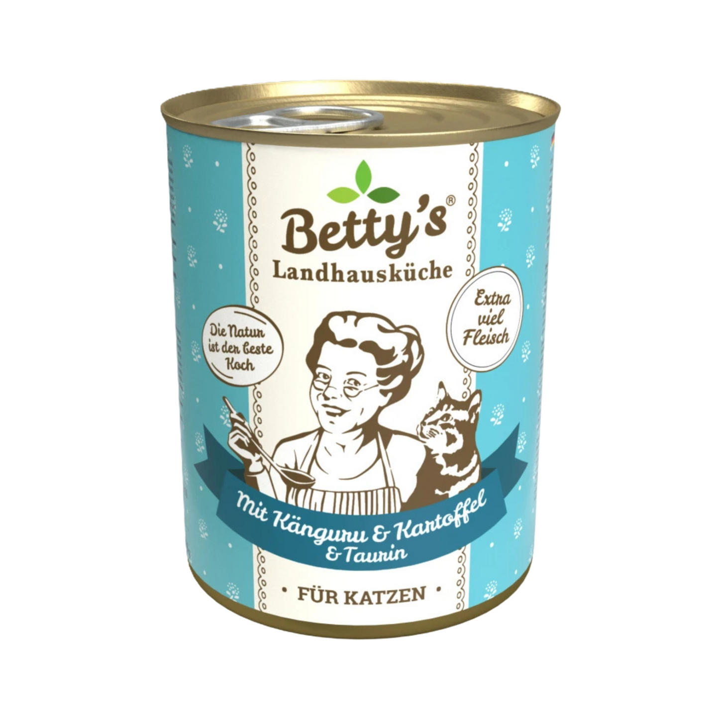 Betty’s Landhausküche – Känguru mit Geflügel und Kartoffeln für ausgewachsene Katzen