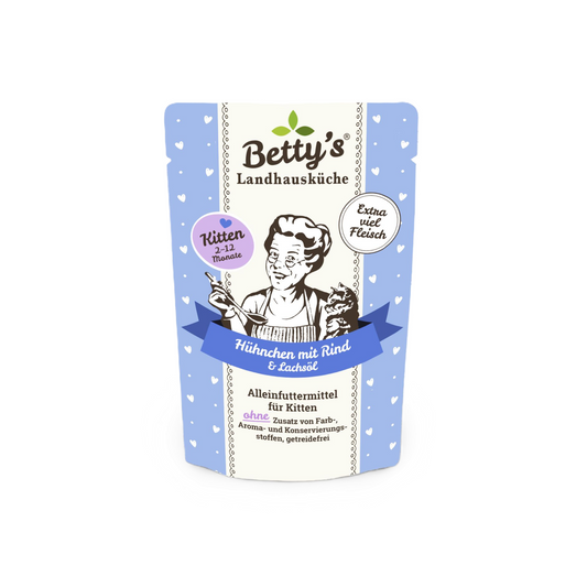Betty’s Landhausküche – Kitten Hühnchen & Rind: Ein köstlicher Start ins Abenteuer Leben