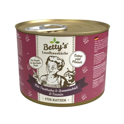 Betty’s Landhausküche – Truthahn & Borretschöl: Feine Landhauskost für anspruchsvolle Samtpfoten