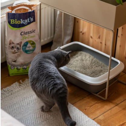 Biokat’s Classic Fresh 18l - 3in1 Naturton-Klumpstreu mit Frühlingsduft – frisch, ergiebig & hoch saugstark