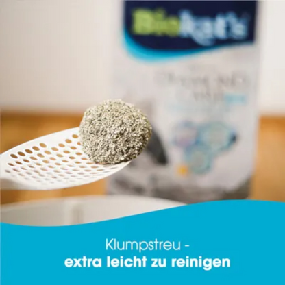 Biokat’s Diamond Care MultiCat fresh 8l - Für Mehrkatzen-Haushalte: maximale Geruchsbindung + doppelte Frischekraft