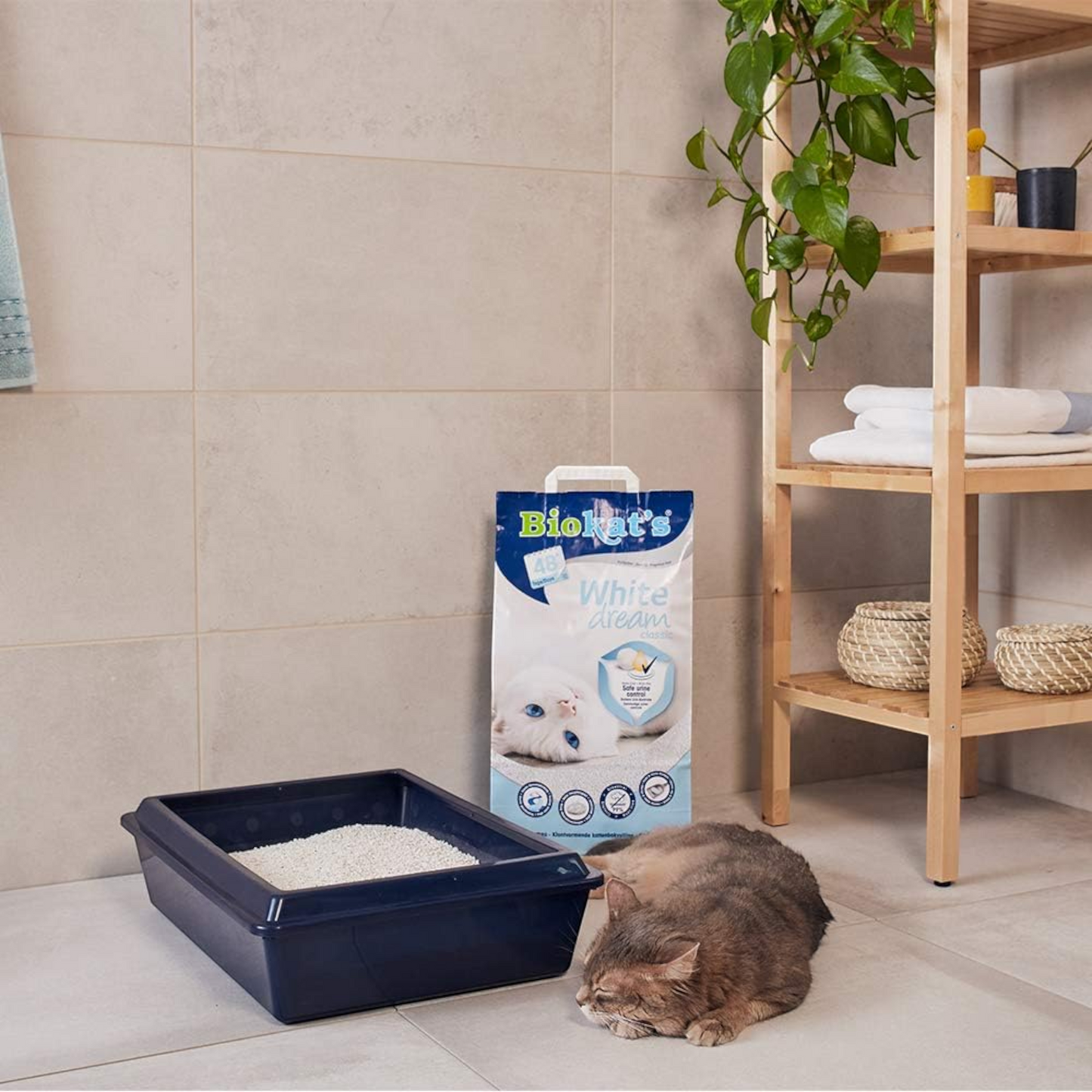 Biokat’s White Dream Classic 12l - Extra hygienisch, extra sauber – weiße Premium-Klumpstreu für höchste Ansprüche