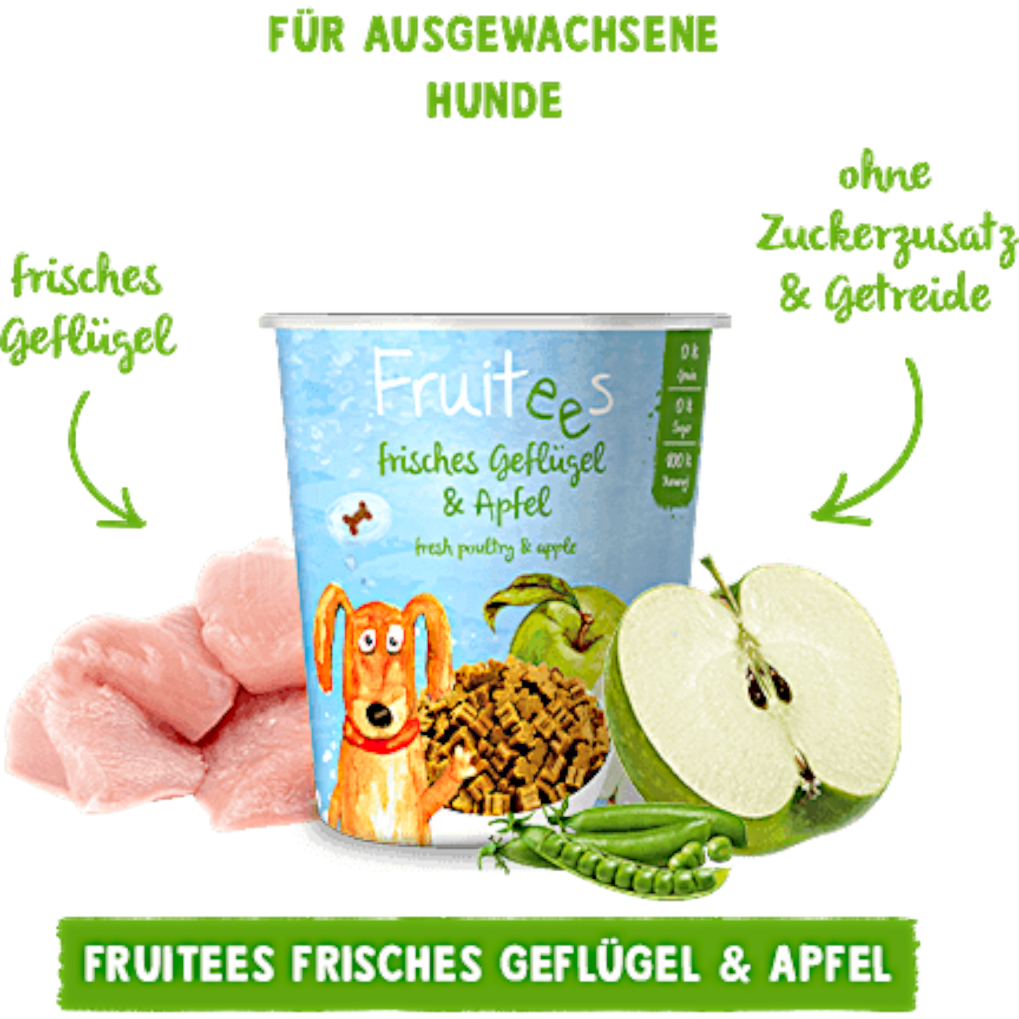 Bosch Fruitees - Frisches Geflügel & Apfel