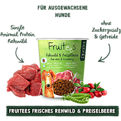 Bosch Fruitees - Rehwild & Preiselbeere