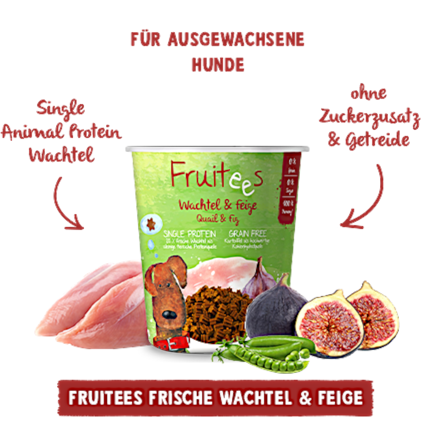 Bosch Fruitees - Wachtel & Feige