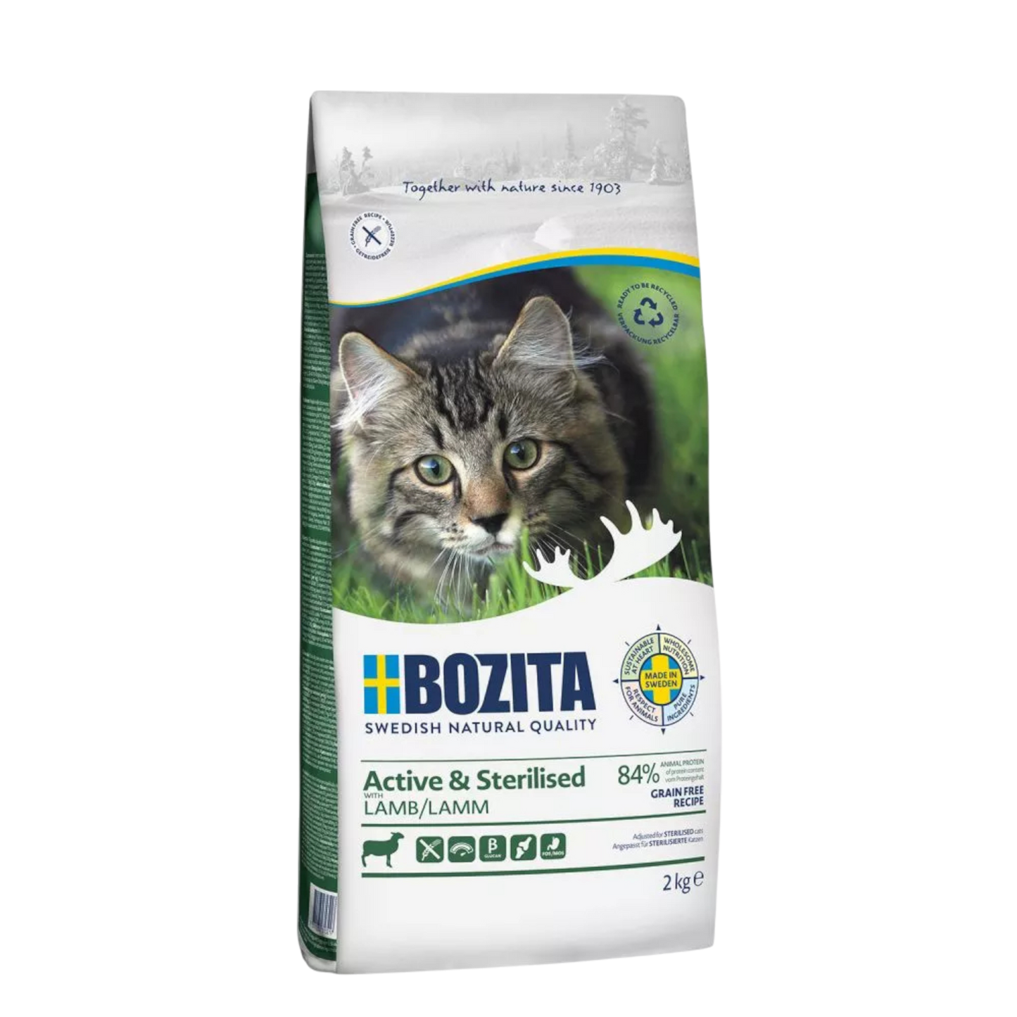 Bozita Active & Sterilised Grain Free mit Lamm