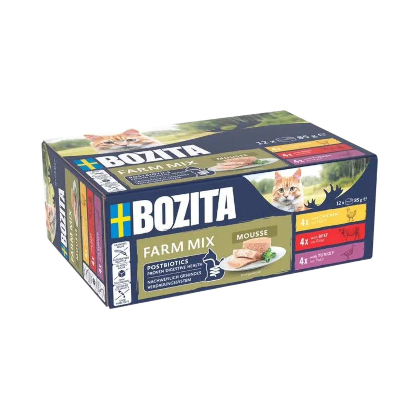 Bozita Cat Mousse Mixed Farm