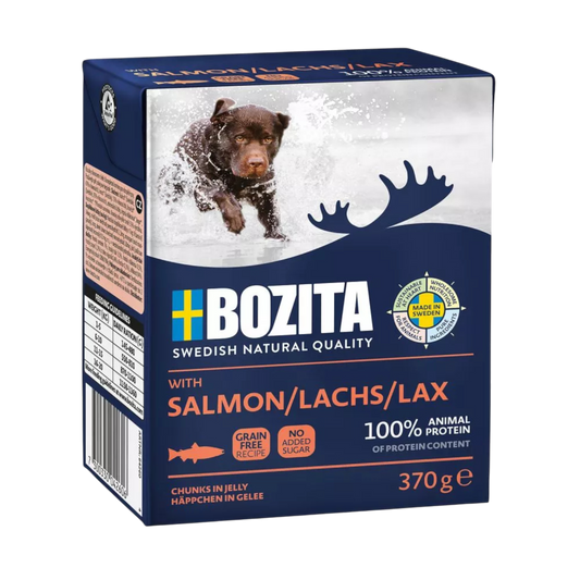 Bozita Dog Häppchen in Gelee mit Lachs