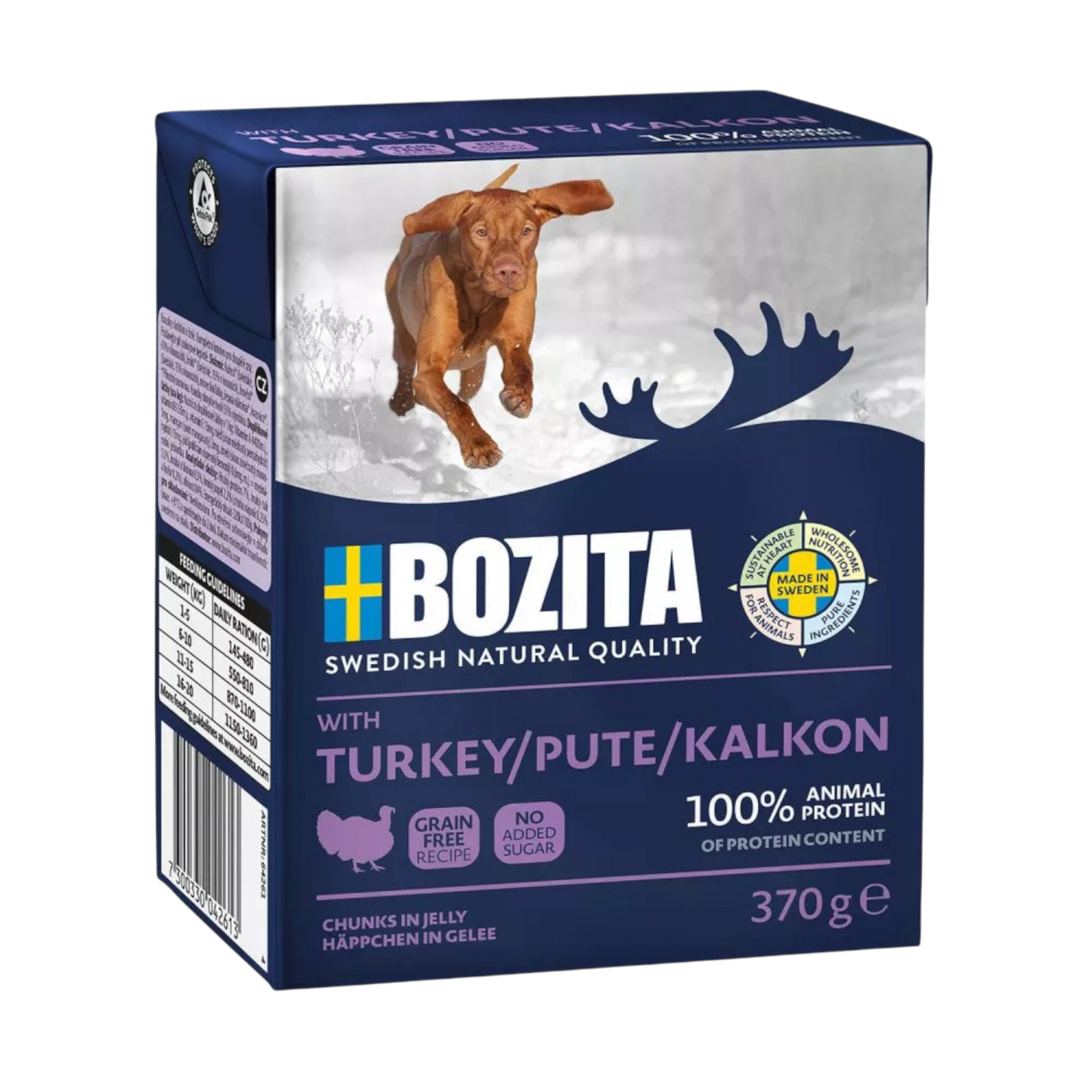 Bozita Dog Häppchen in Gelee mit Pute