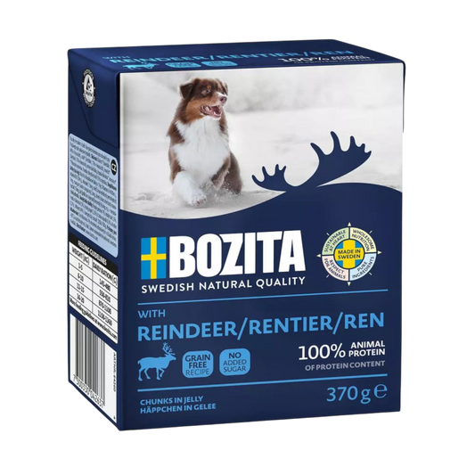 Bozita Dog Häppchen in Gelee mit Rentier
