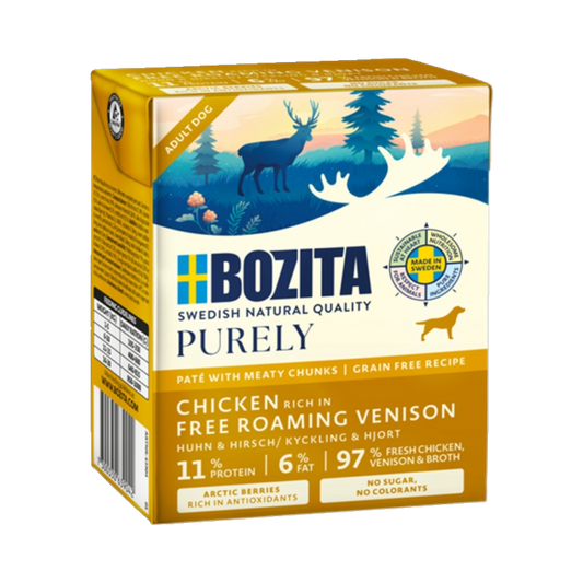 Bozita Dog Tetra - Purely Pate mit Huhn & Hirsch