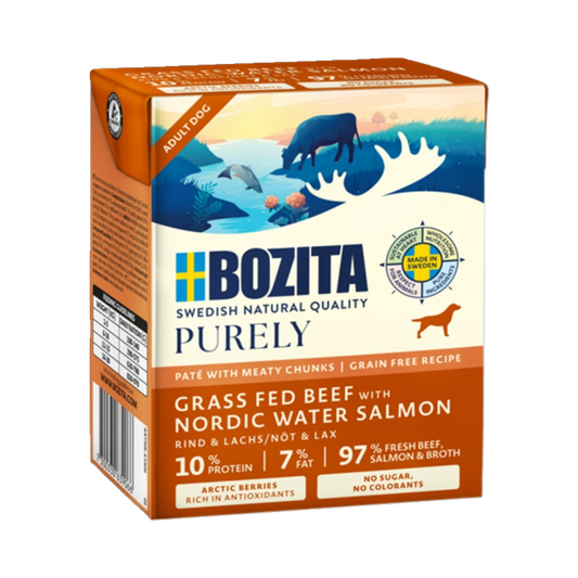 Bozita Dog Tetra - Purely Pate mit Rind & Lachs