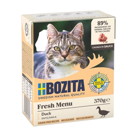 Bozita Fresh Menu Häppchen in Sauce mit Ente