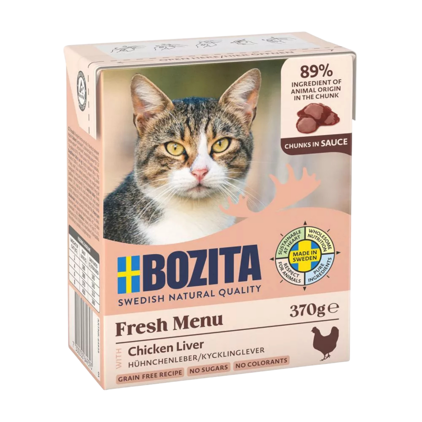 Bozita Fresh Menu Häppchen in Sauce mit Hühnchenleber