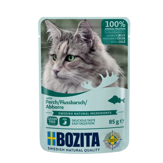 Bozita Häppchen in Gelee mit Barsch