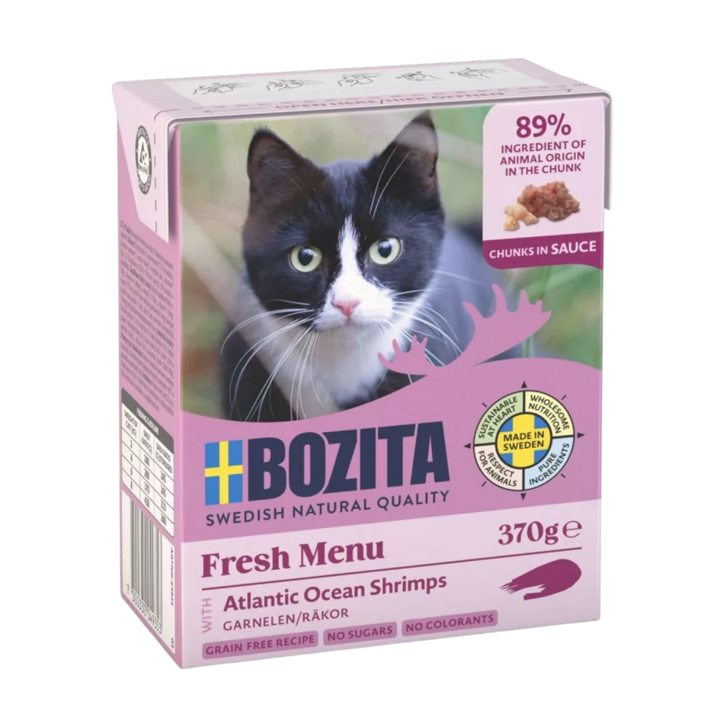 Bozita Häppchen in Sauce mit Garnelen