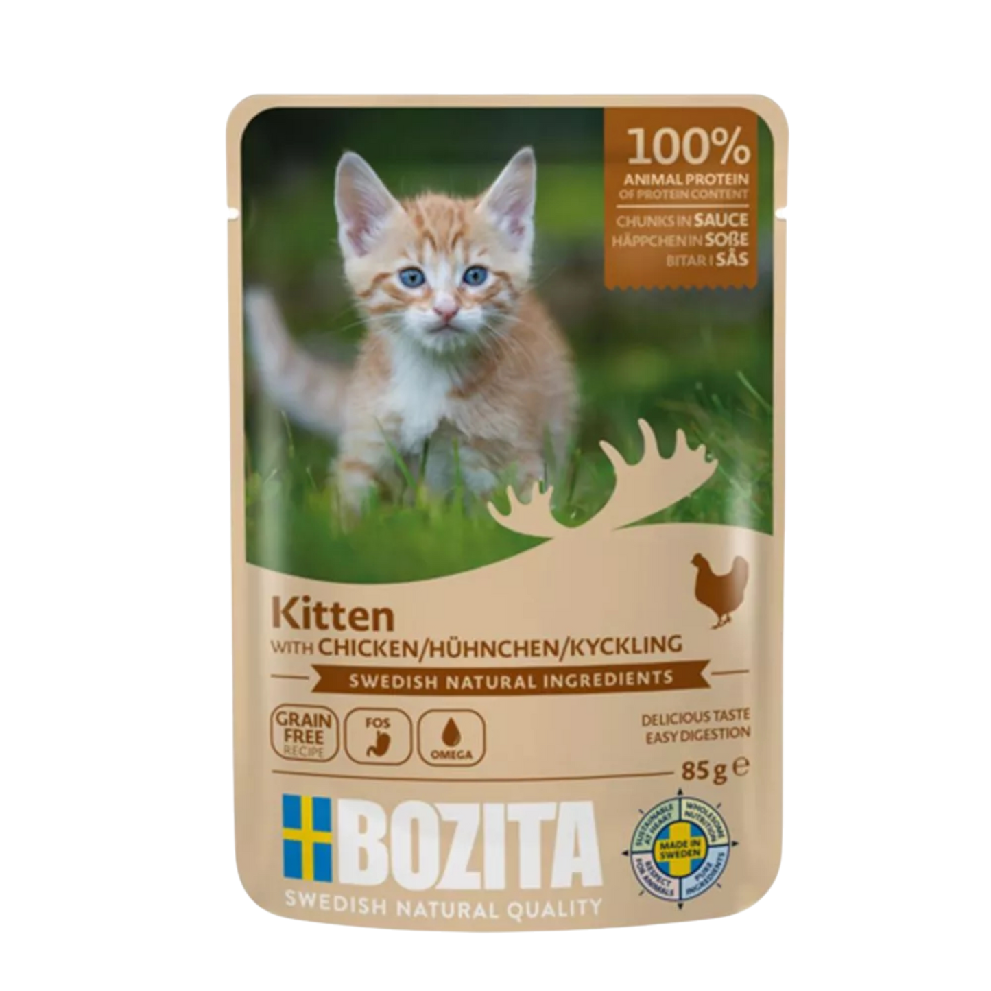 Bozita Häppchen in Sauce mit Hühnchen für Kitten