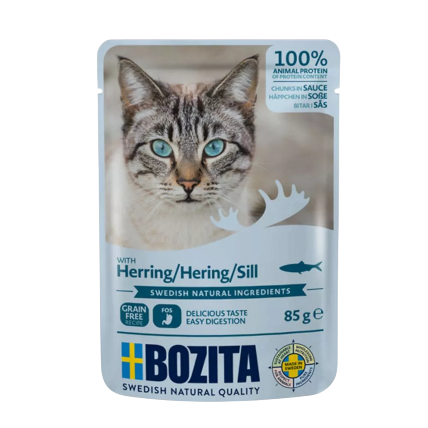 Bozita Häppchen in Sauce mit Hering