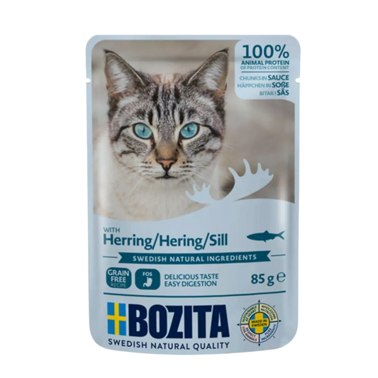 Bozita Häppchen in Sauce mit Hering